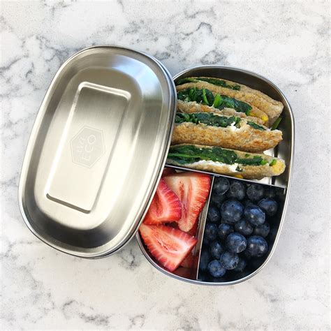 ever eco stainless steel bento snack box 3 compartments|Ever Eco .